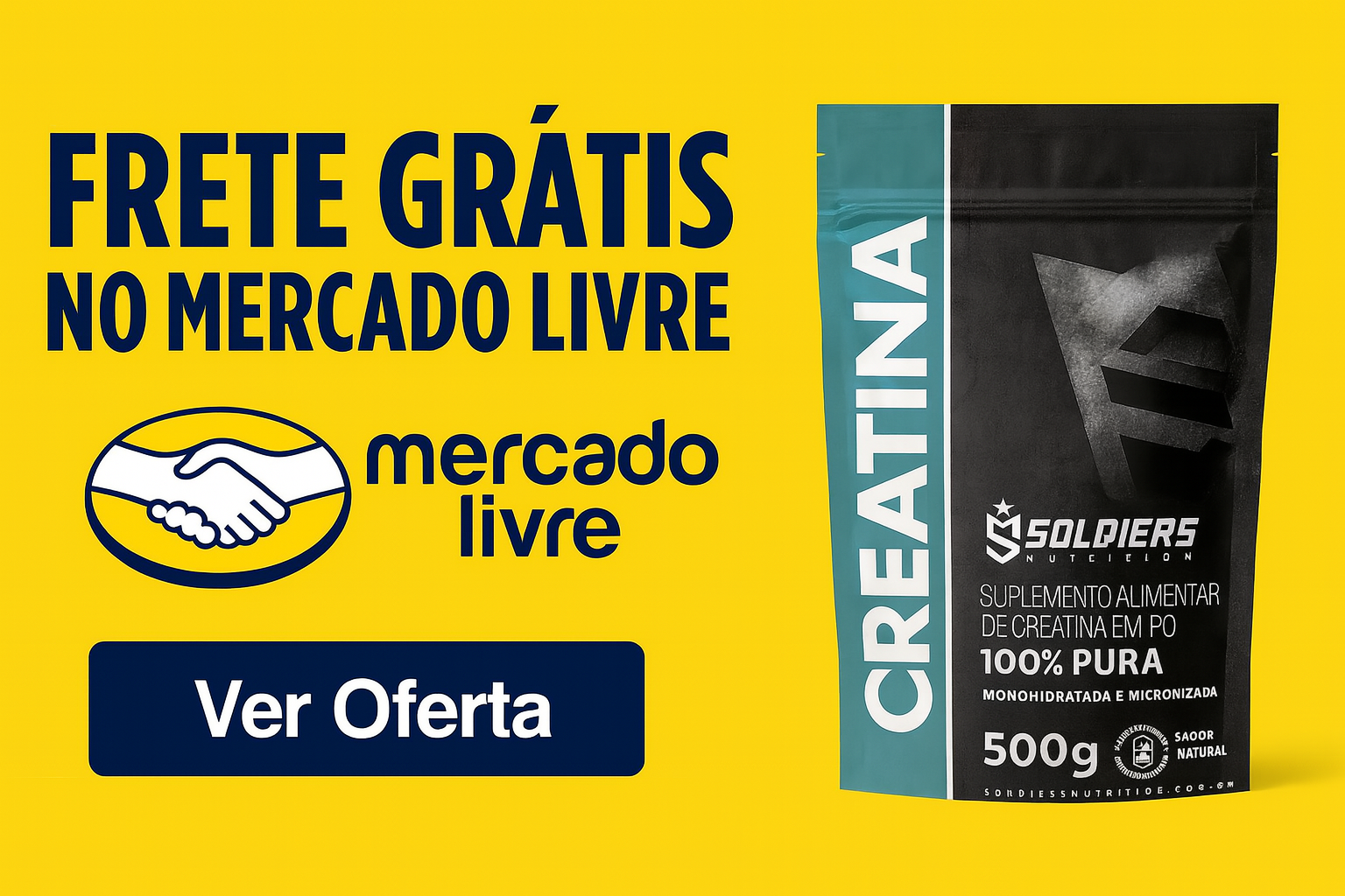 Oferta Creatina Mercado Livre