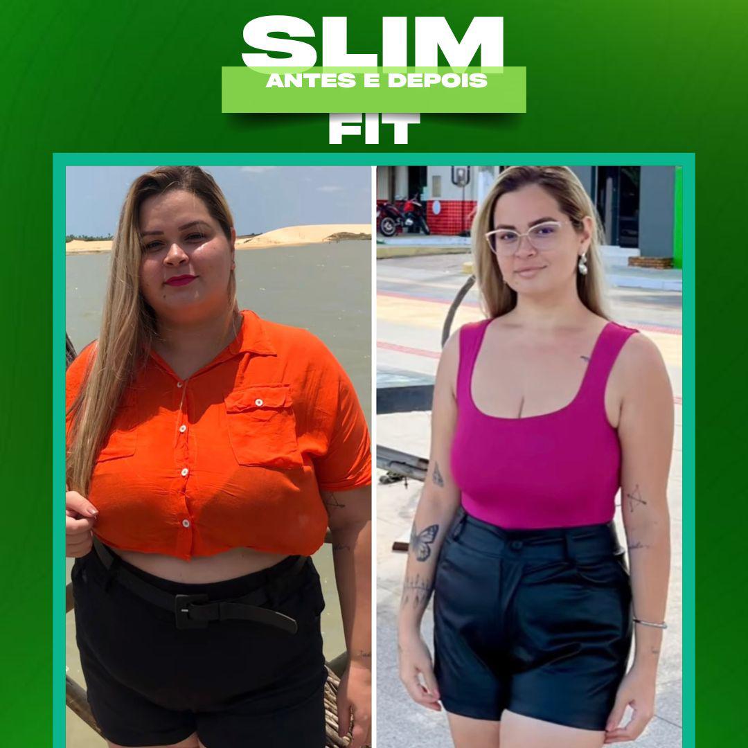Exemplos de resultados individuais com rotina + Slim Fit
