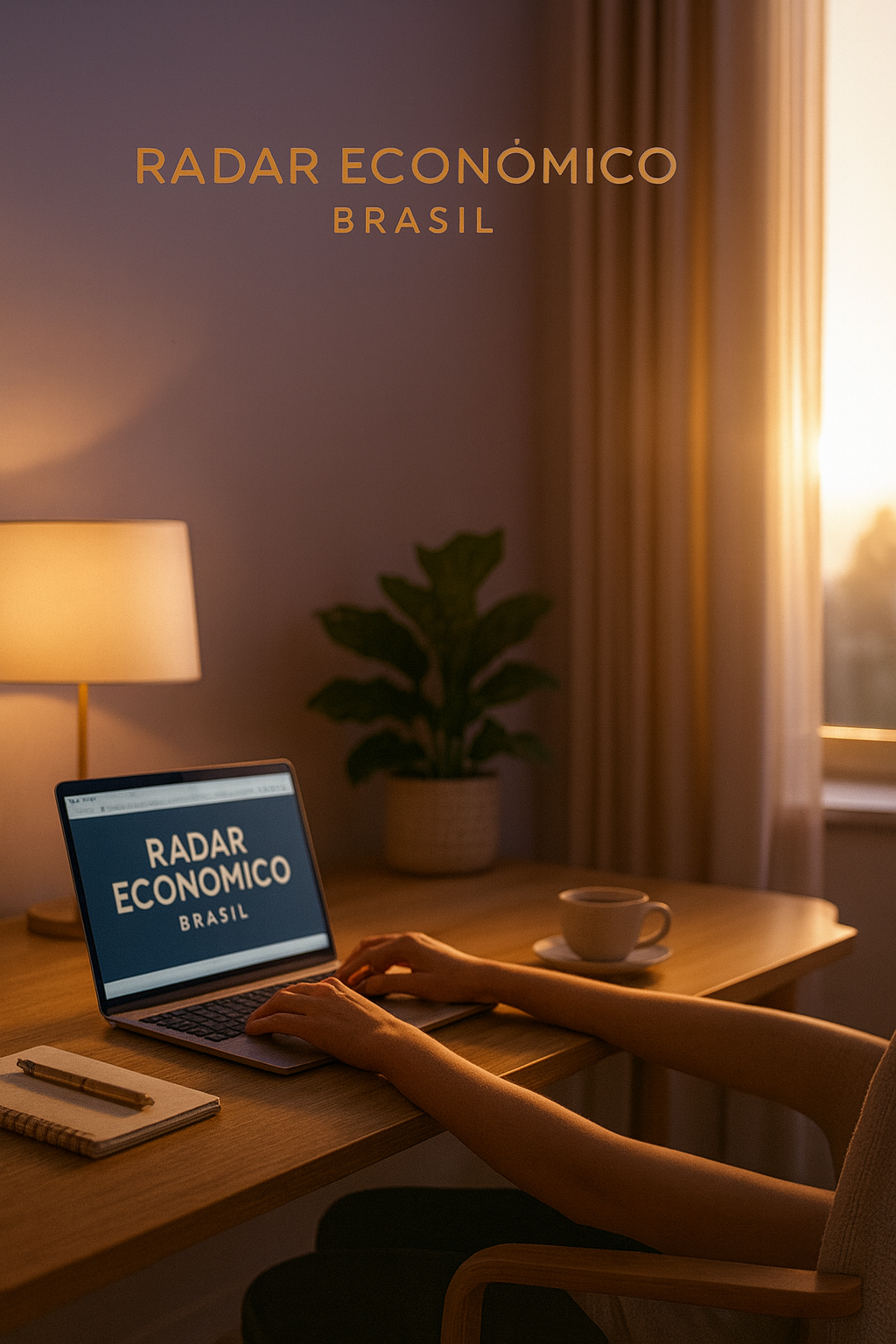 Caderno e laptop — disciplina, foco e rotina