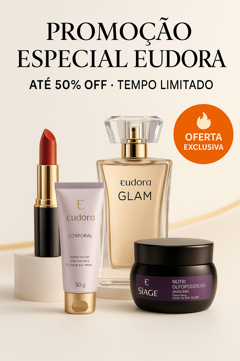 Promoção Eudora 50% OFF