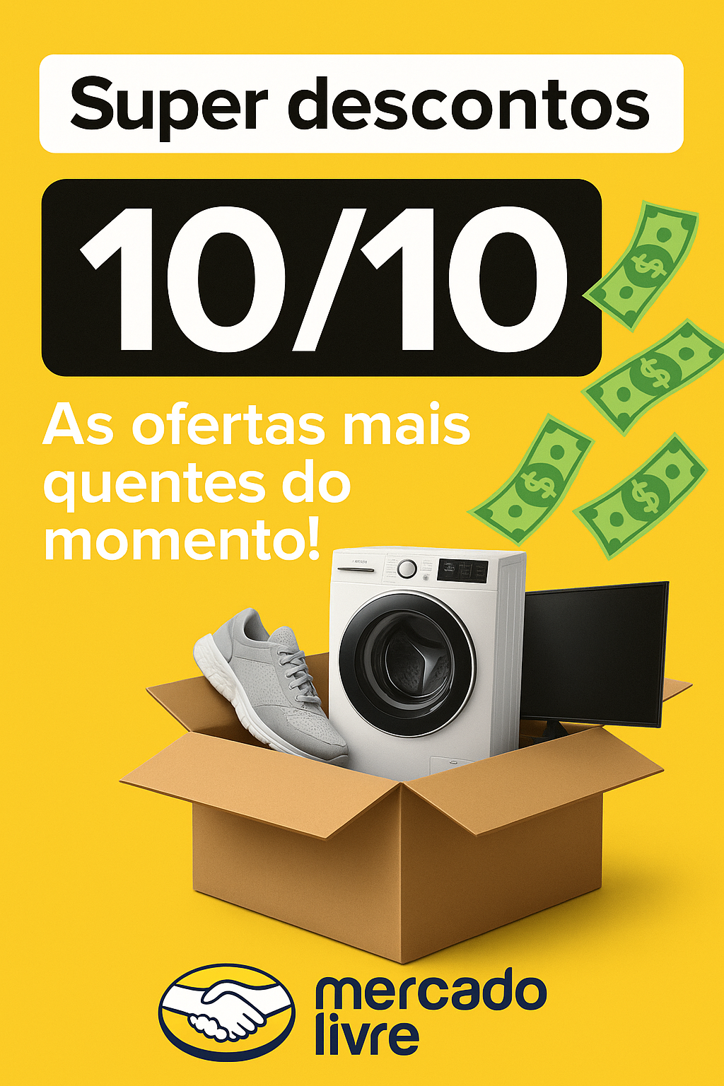Categorias em oferta e destaque 10.10