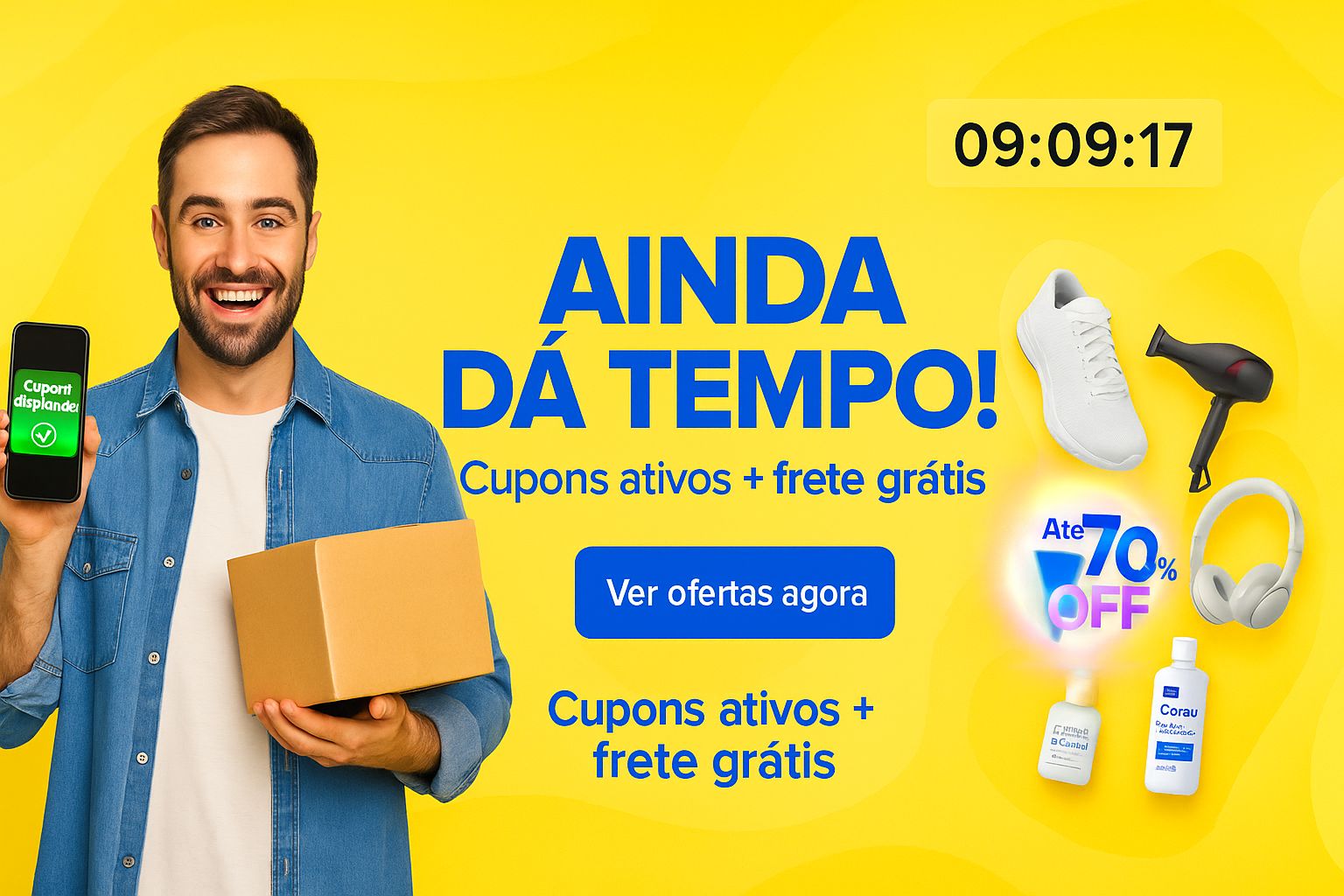 Liquida Mercado Livre — cupons, frete e parcelas
