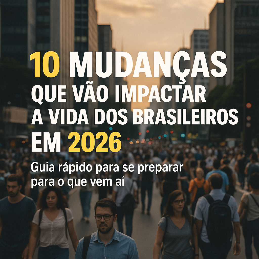 10 mudanças que vão impactar a vida dos brasileiros em 2026