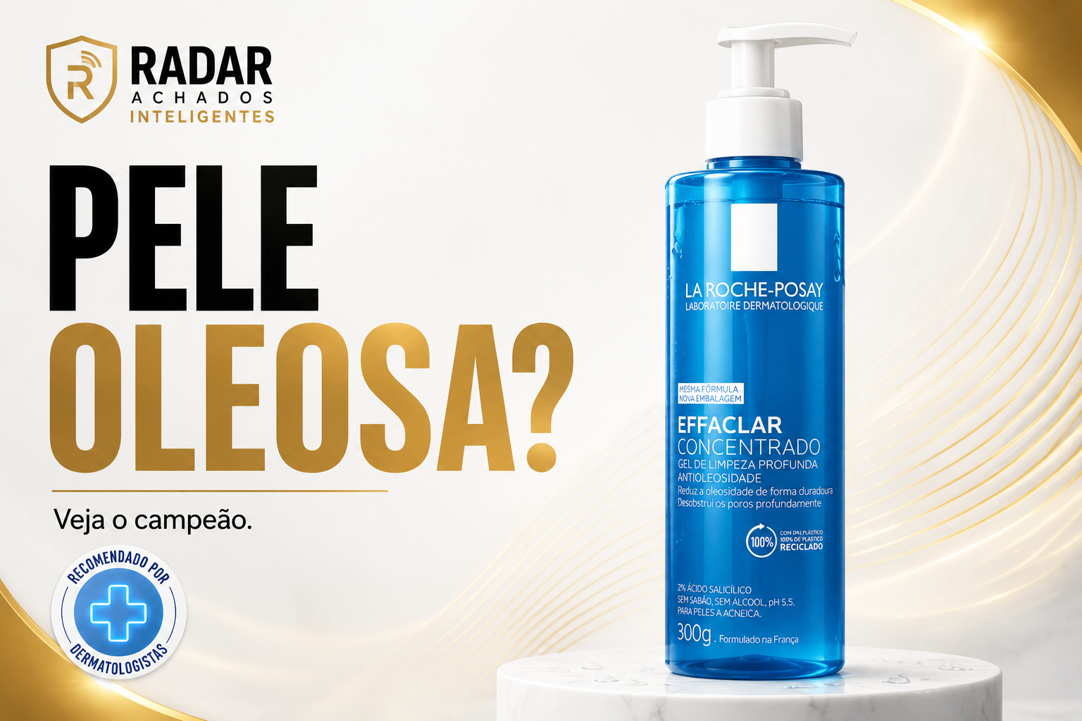 Guia passo a passo de como usar o gel Effaclar Concentrado corretamente