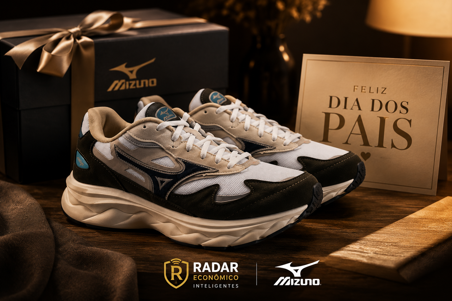 Especial Dia dos Pais 2026: Presenteie com Tênis Mizuno Wave Conforto Absoluto