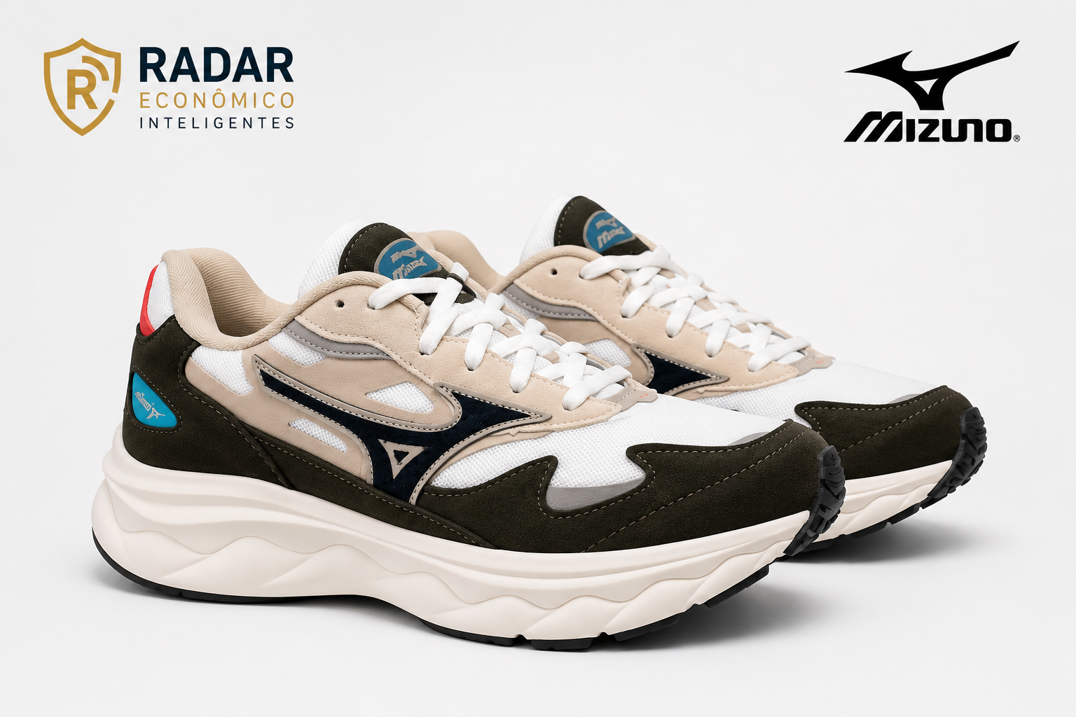 Tecnologia de Amortecimento Mizuno Wave para Proteção de Articulações