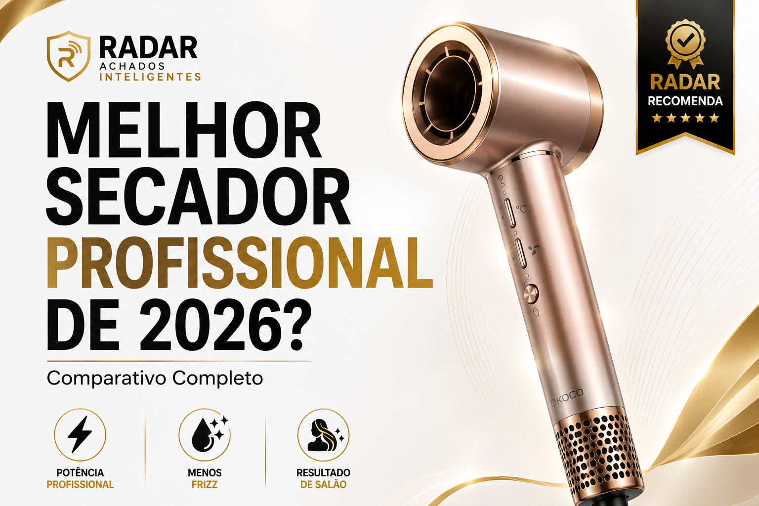 Comparativo entre modelador de cabelo 5 em 1 e escova secadora comum