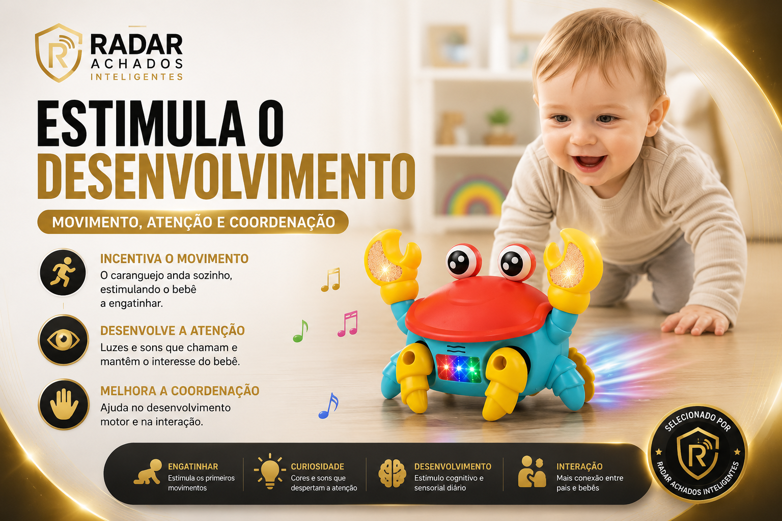 Caranguejo Fujão em Ação Estimulando o Desenvolvimento Infantil