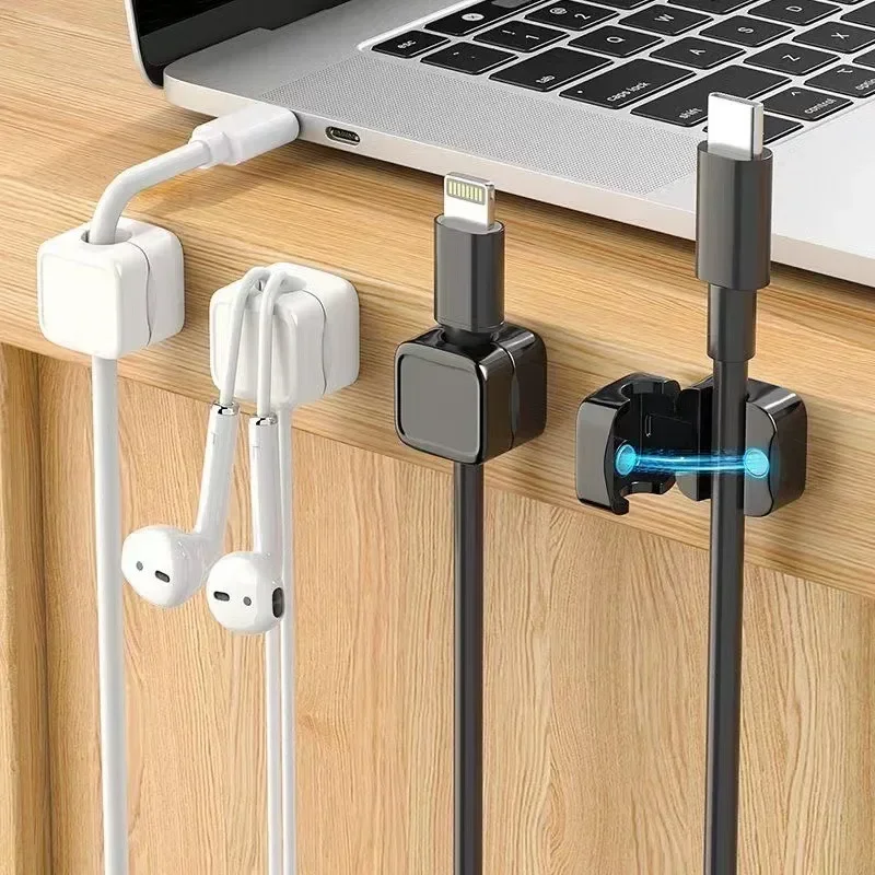 Organizador Magnético de Cabos – Kit com 12 Peças - Imagem 3