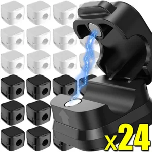 Organizador Magnético de Cabos – Kit com 12 Peças