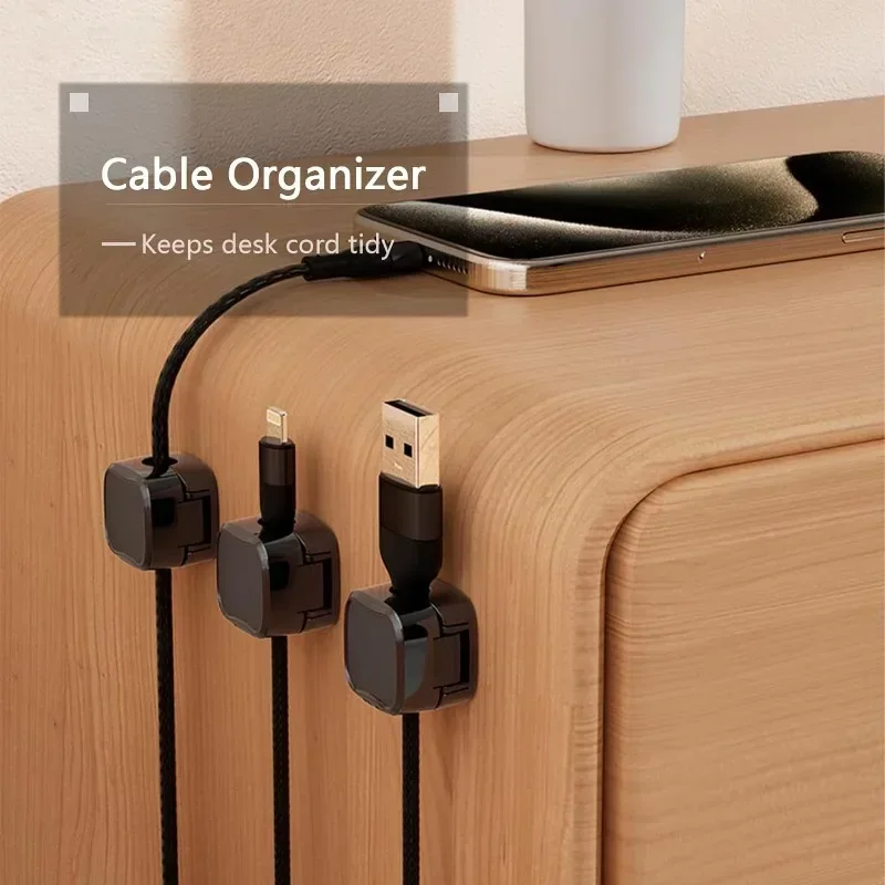 Organizador Magnético de Cabos – Kit com 12 Peças - Imagem 4
